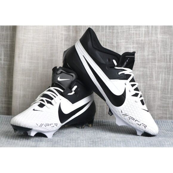 New! Size: 15 Men | Nike Vapor Edge Elite 360 2 White/Black Football |FD5713-004